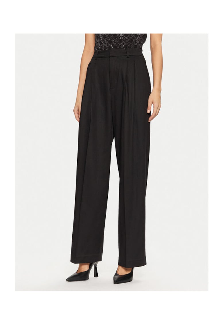 Pantaloni eleganti pentru dama negru -