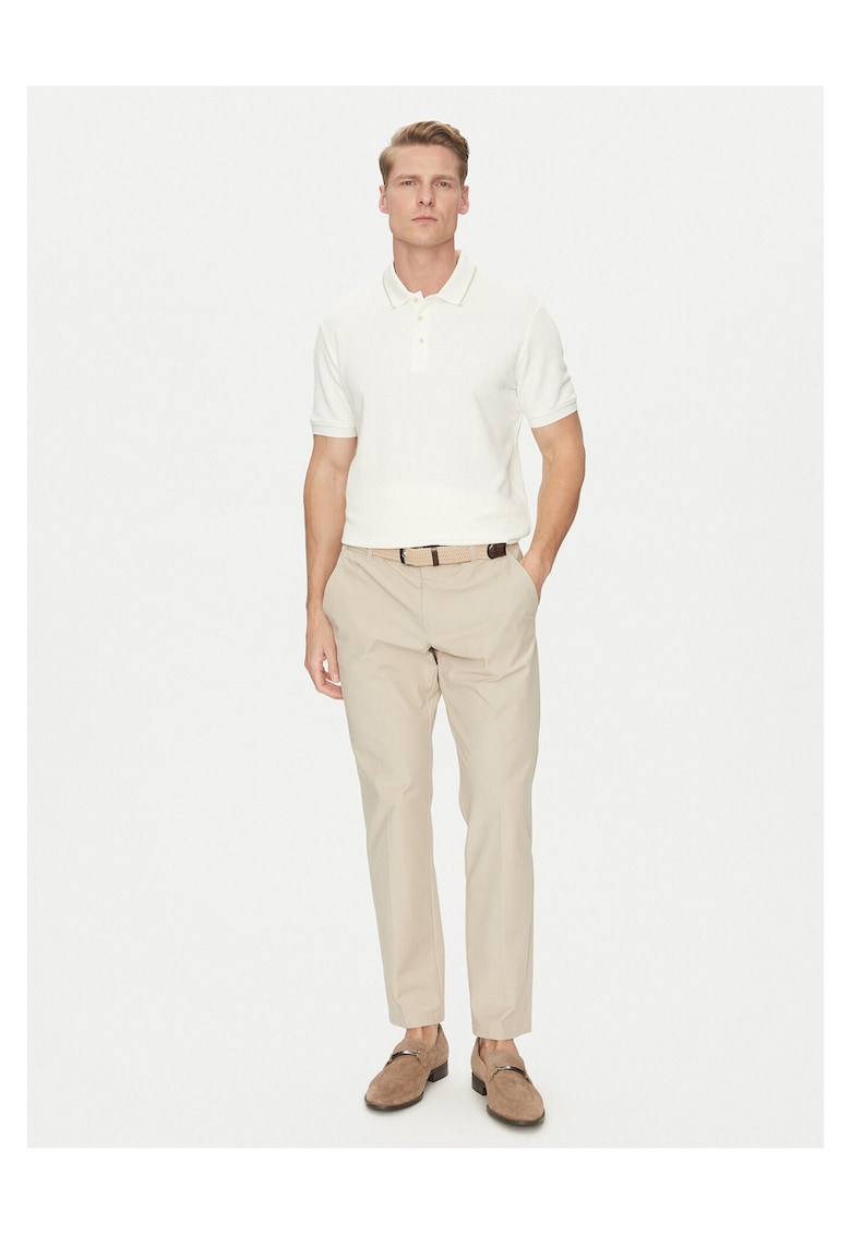 Guess By Marciano Tricou barbati ecru - bumbac