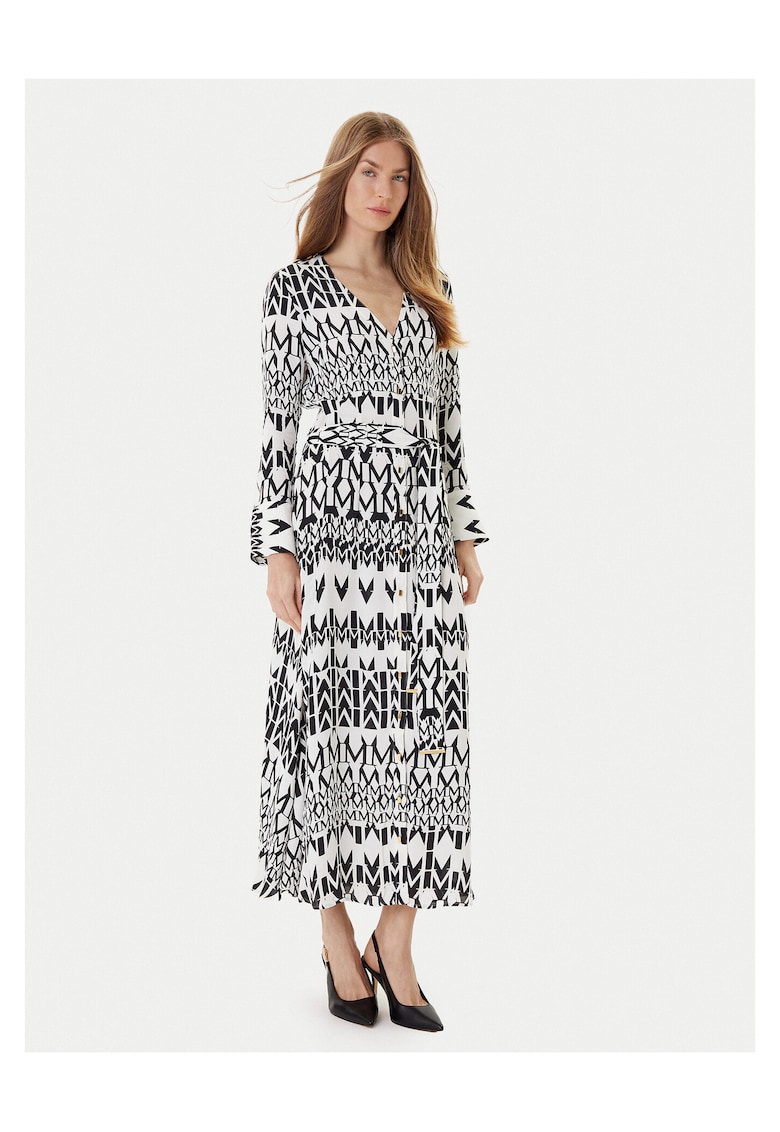 Rochie camasa - alb - viscoza -