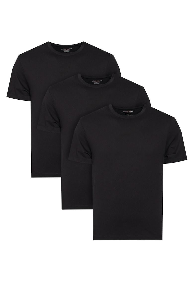 Set 3 tricouri barbatesti negru - bumbac