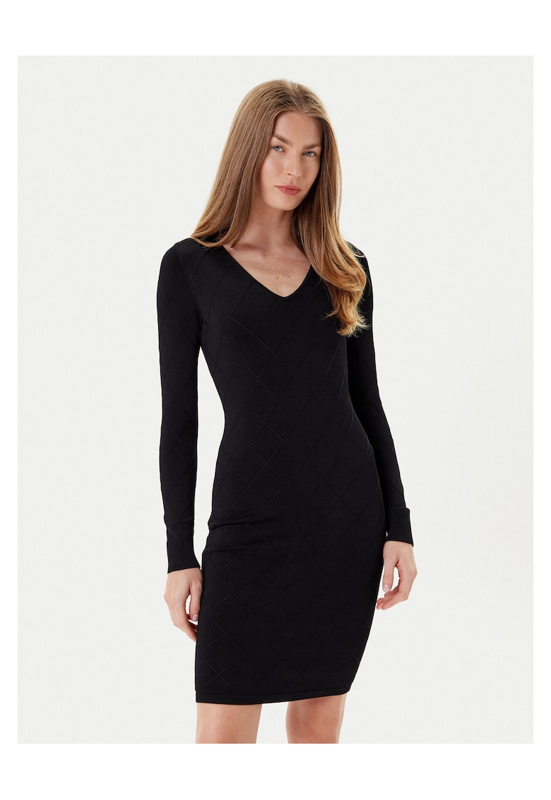 Rochie tricotata - de dama neagra