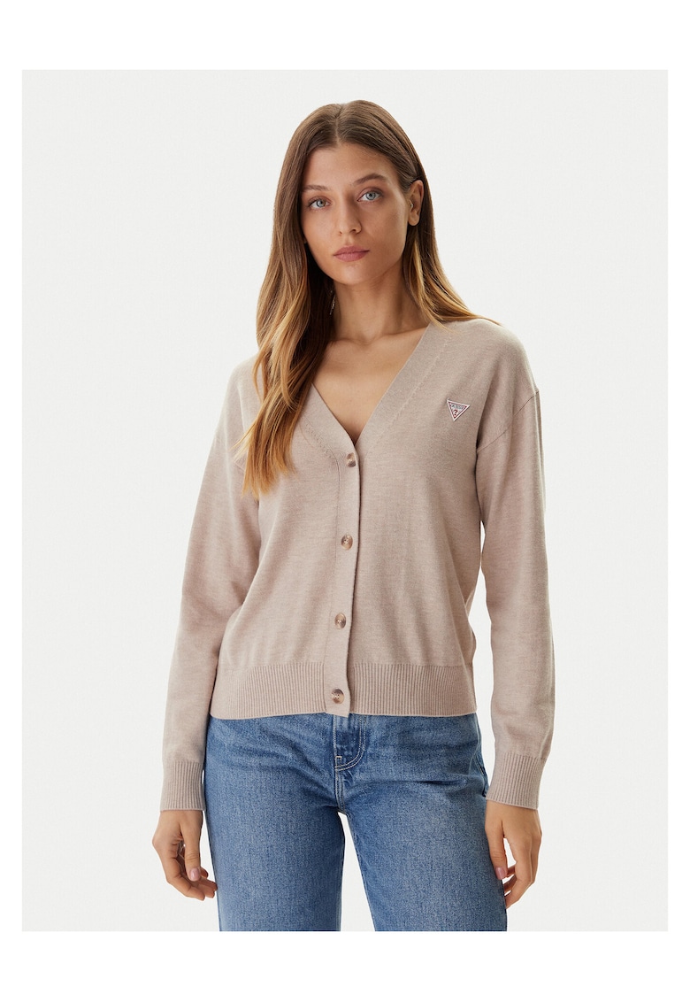 Cardigan dama bej - pulover de toamna