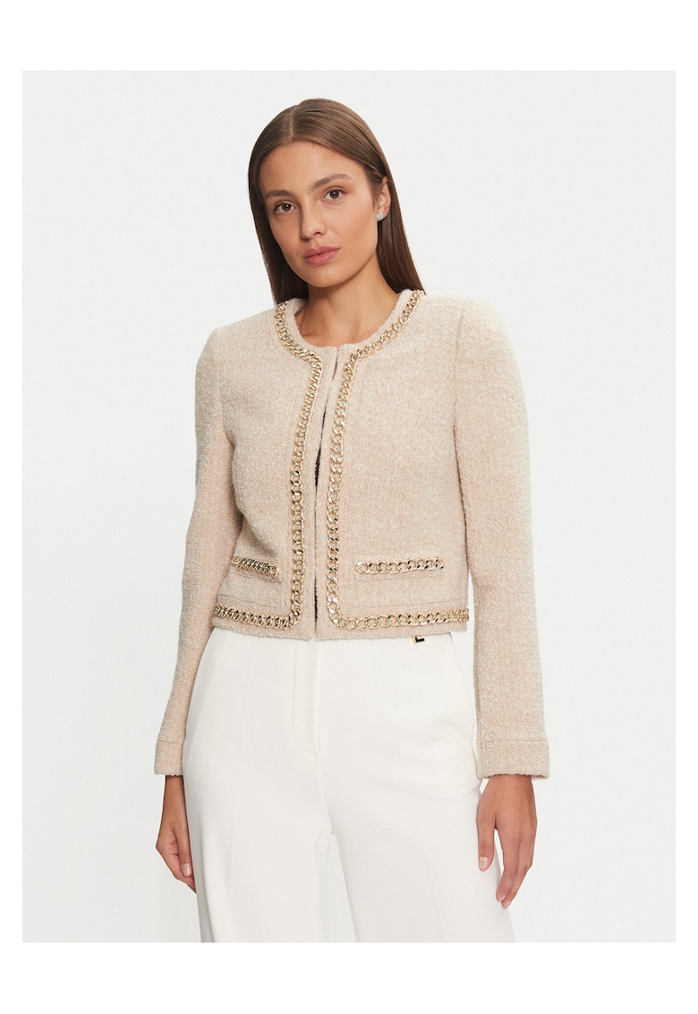 Cardigan dama bej