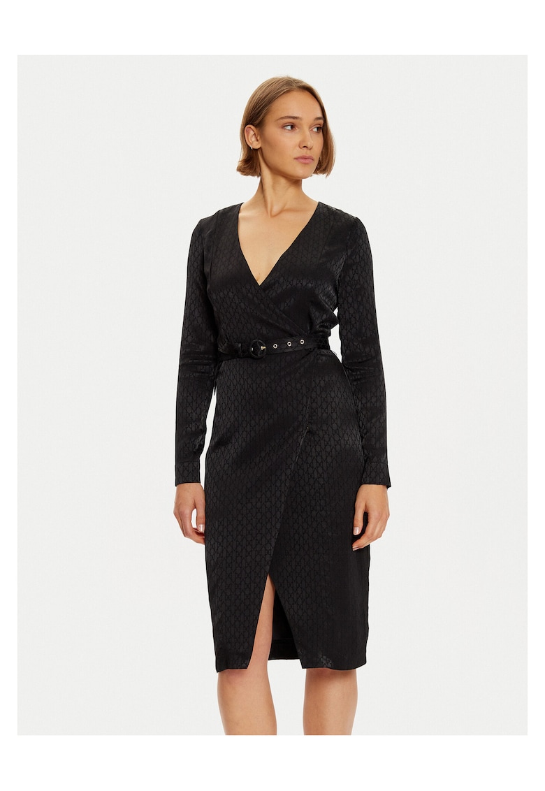 Rochie de cocktail Marciano Guess 4BGK16 7169A -negru