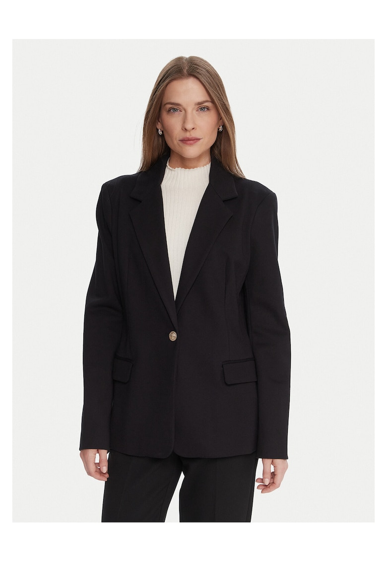 Sacou dama negru - fabricat din material de calitate -