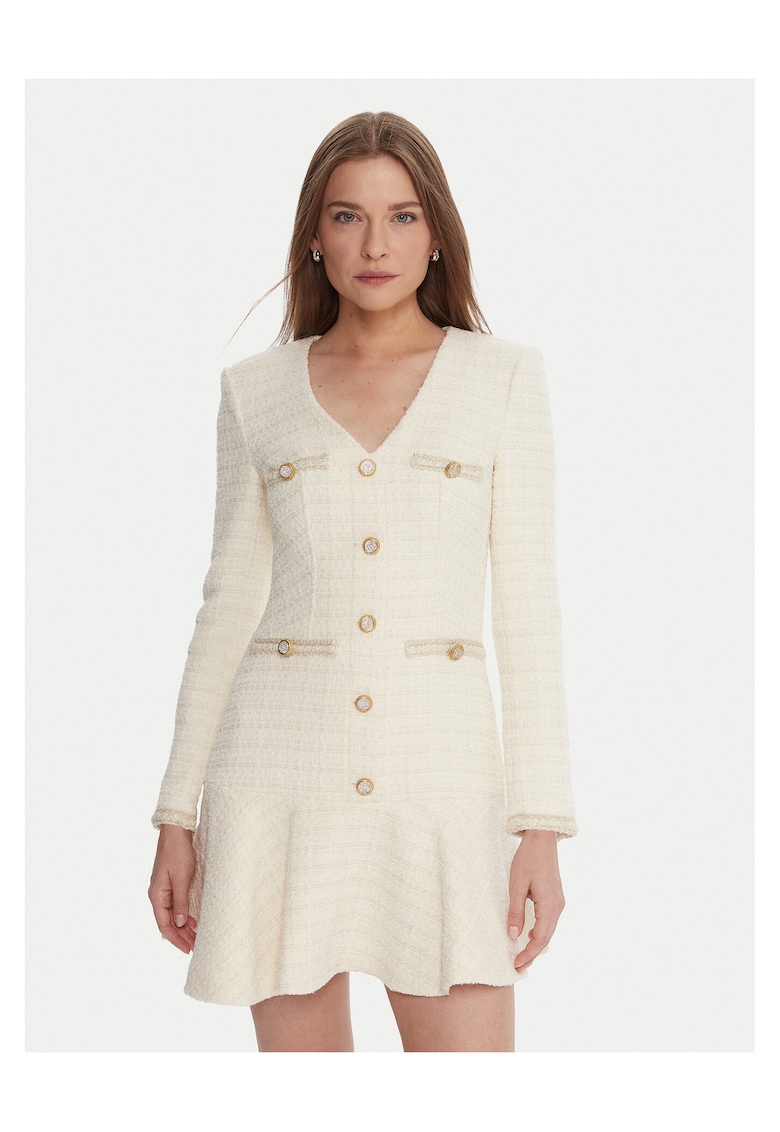 Rochie de cocktail - ecru