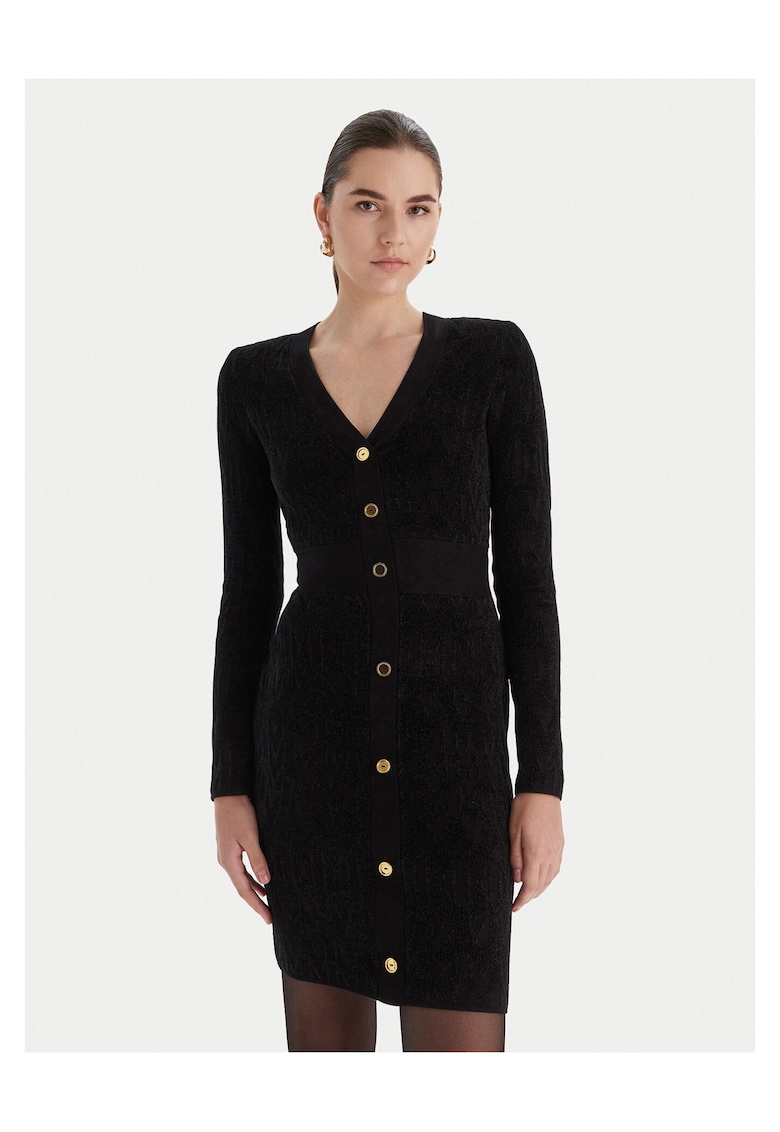 Rochie - tricotata - neagra