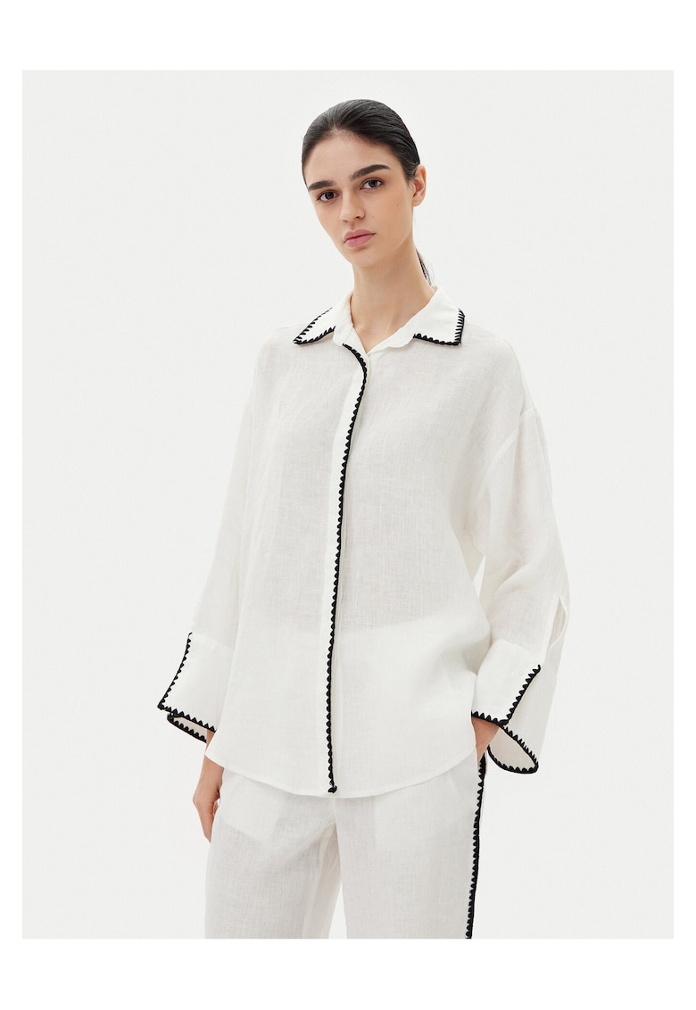 Camasa dama Icona - alb\negru