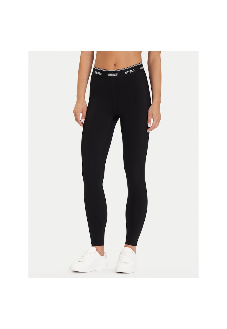 Colanti sport dama negru - fabricat elastic -