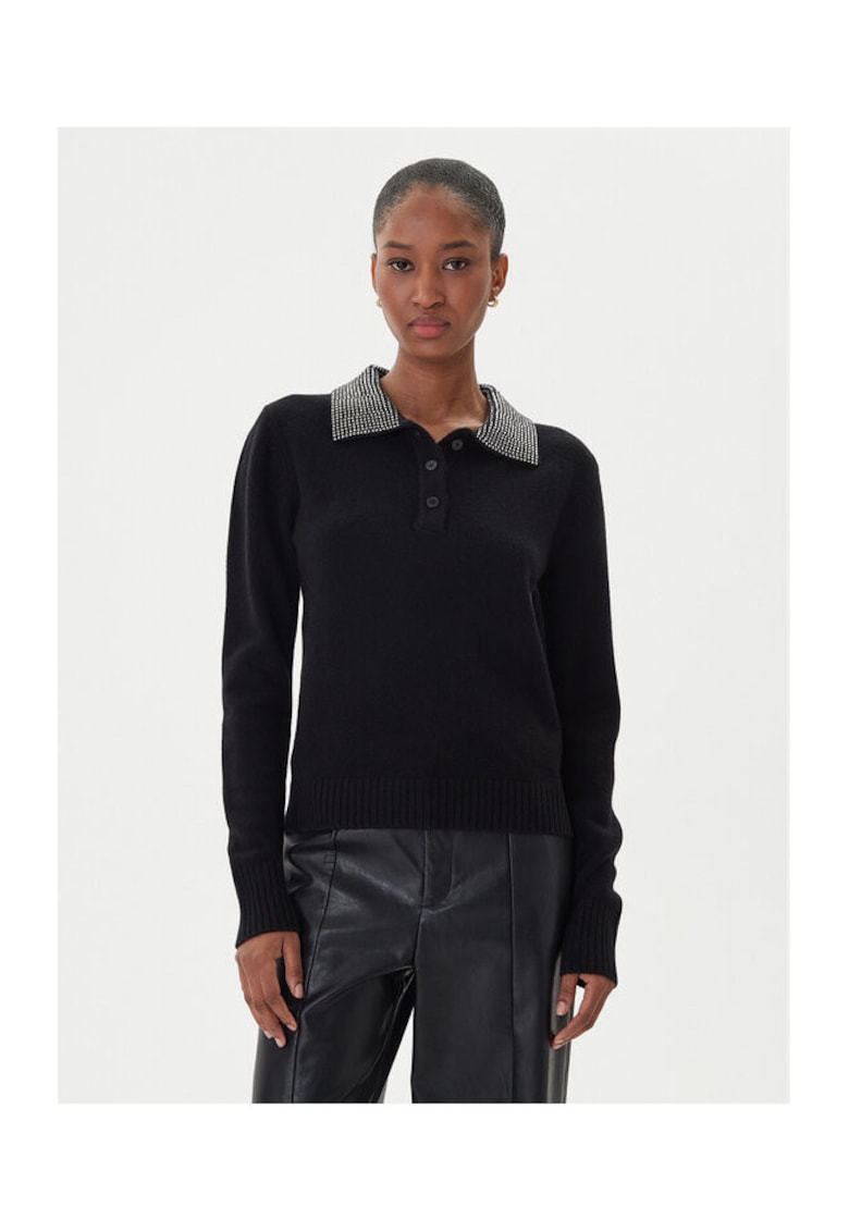Pulover dama - negru - moale -
