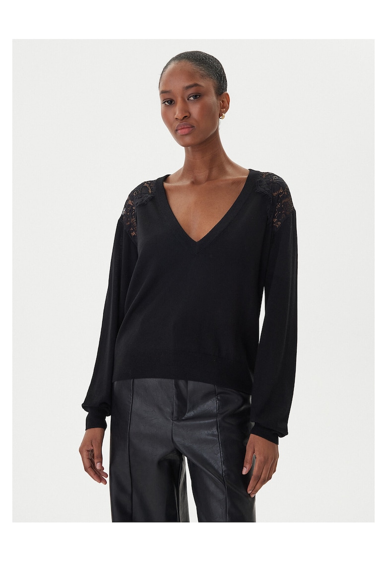 Pulover dama - negru - moale