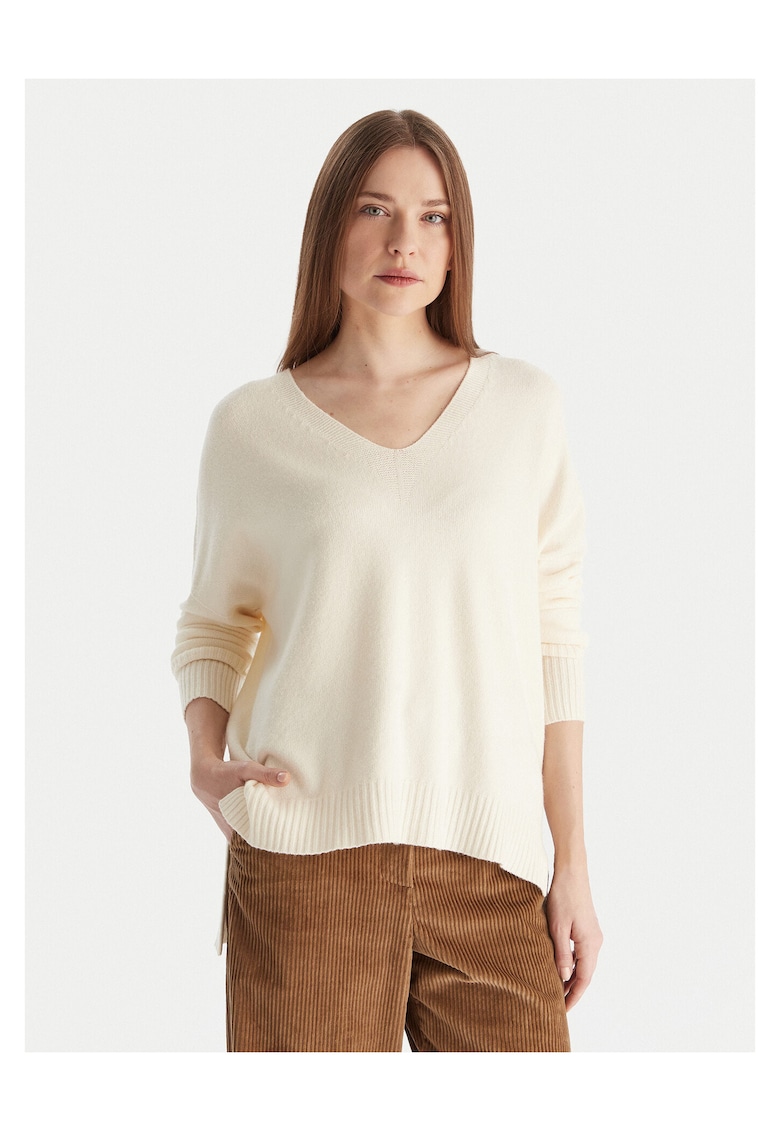 Pulover pentru femei ecru -