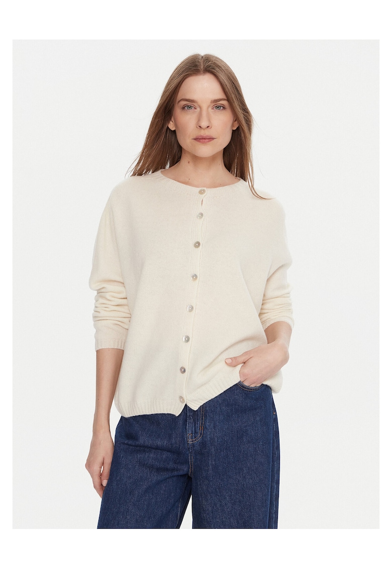 Cardigan dama wqfwq - Crem