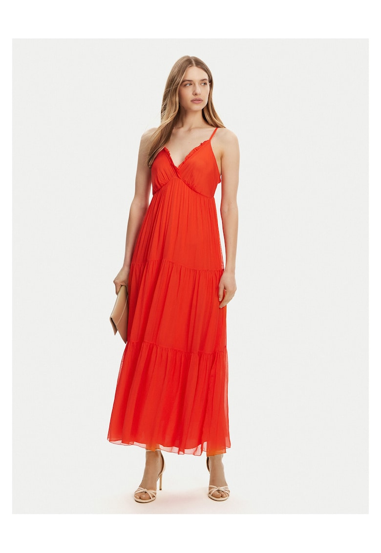 Rochie de vara dama - portocalie - femei