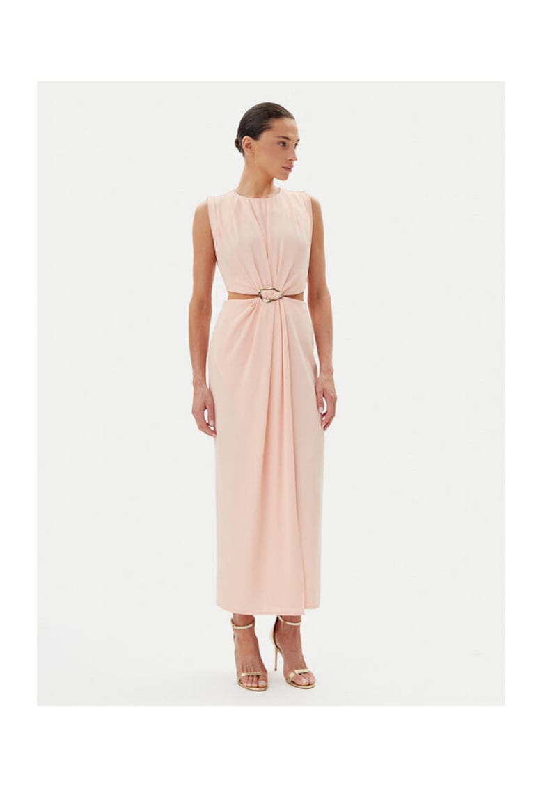 Rochie de seara dama bej - fabric elegant