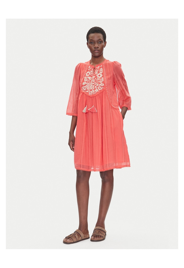 Rochie de vara - corai - fabrica usoara -