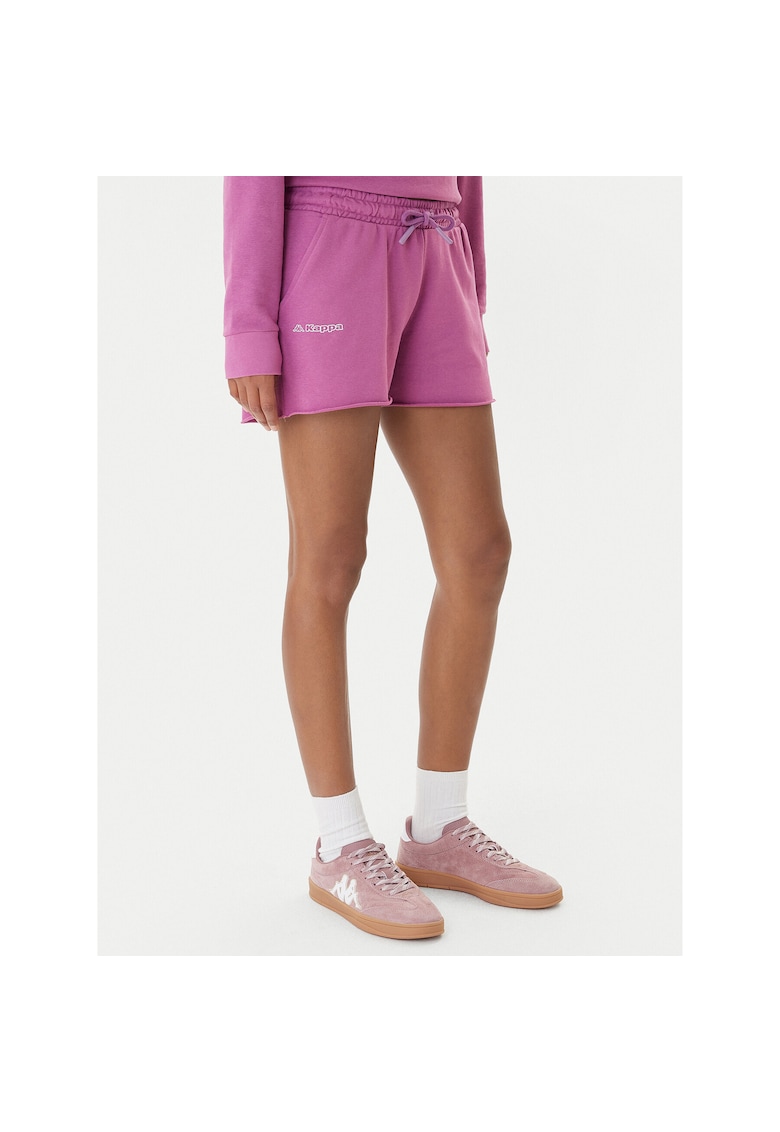 Pantaloni sport dama violet - 2 buzunare - material respirabil