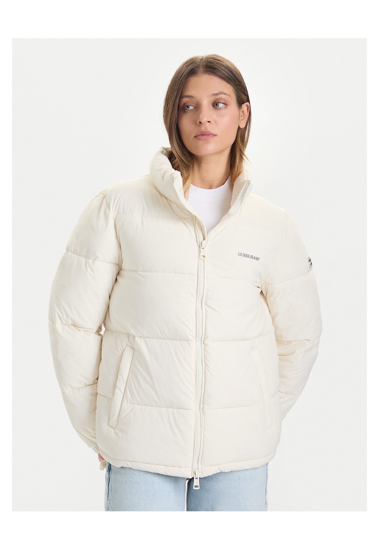 Geaca de iarna - bej - poliester - regular fit
