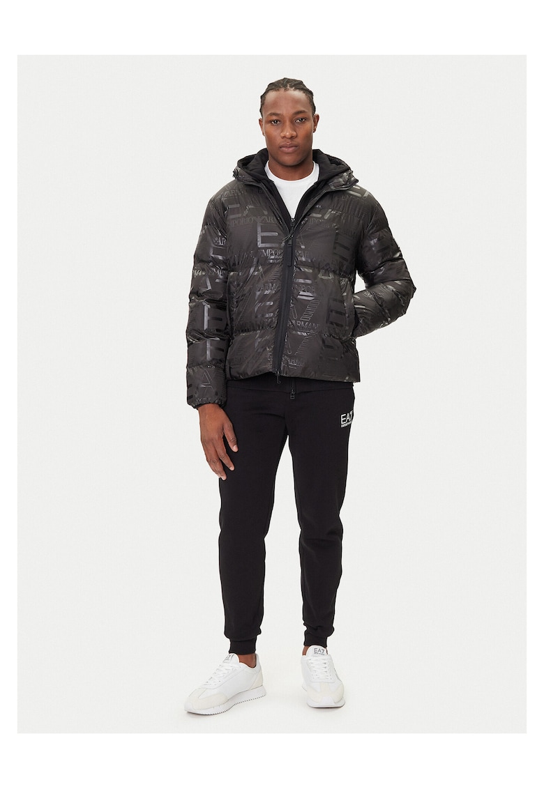 Geaca de iarna barbateasca Emporio Armani - negru -