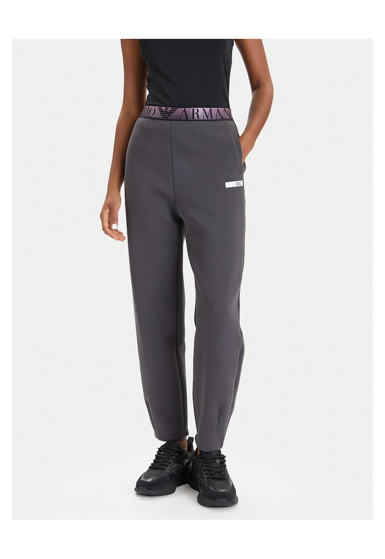 Pantaloni de trening pentru femei - Emporio Armani - gri -