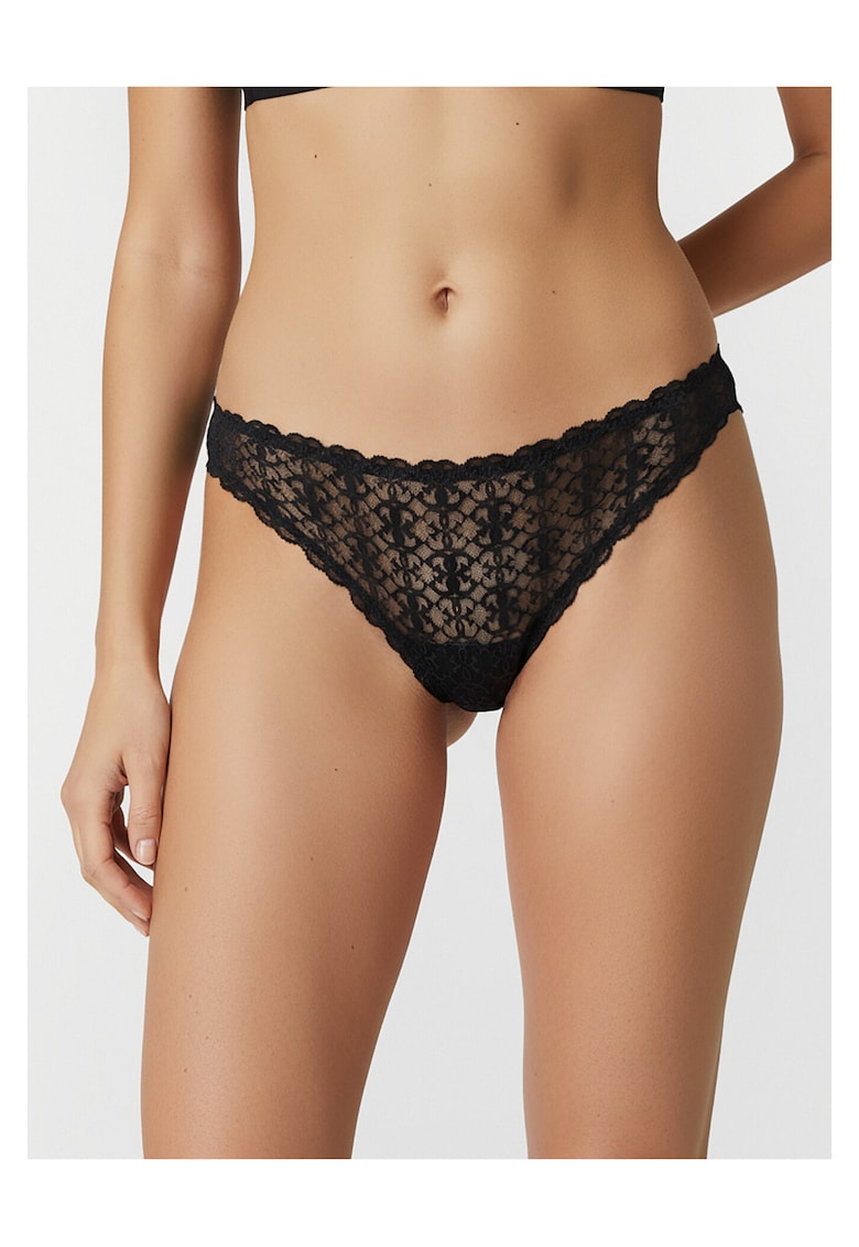Chiloti tanga negru - Negru