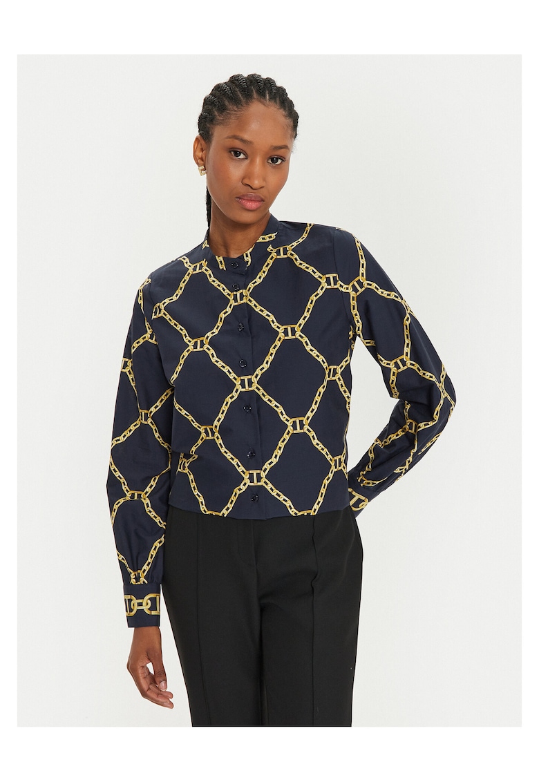 Camasa de dama bleumarin -