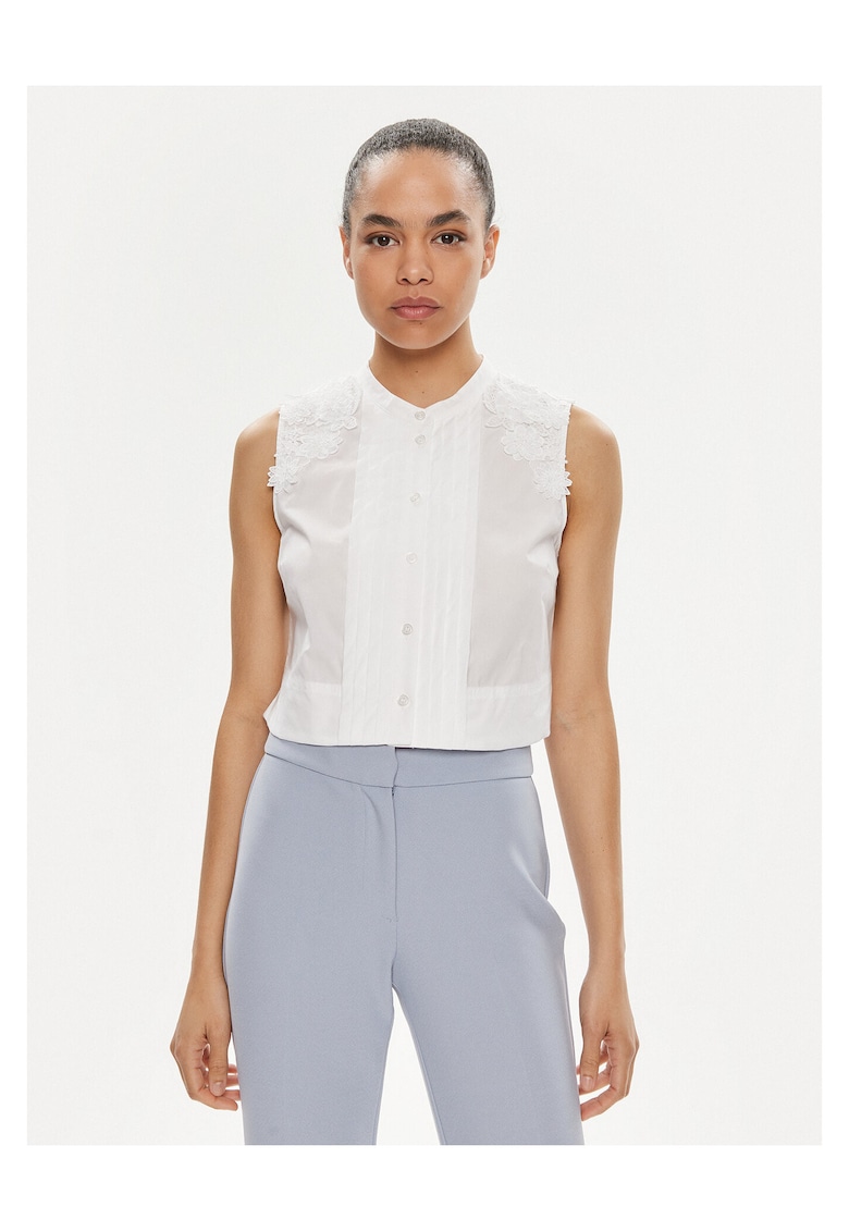 Top dama alba -