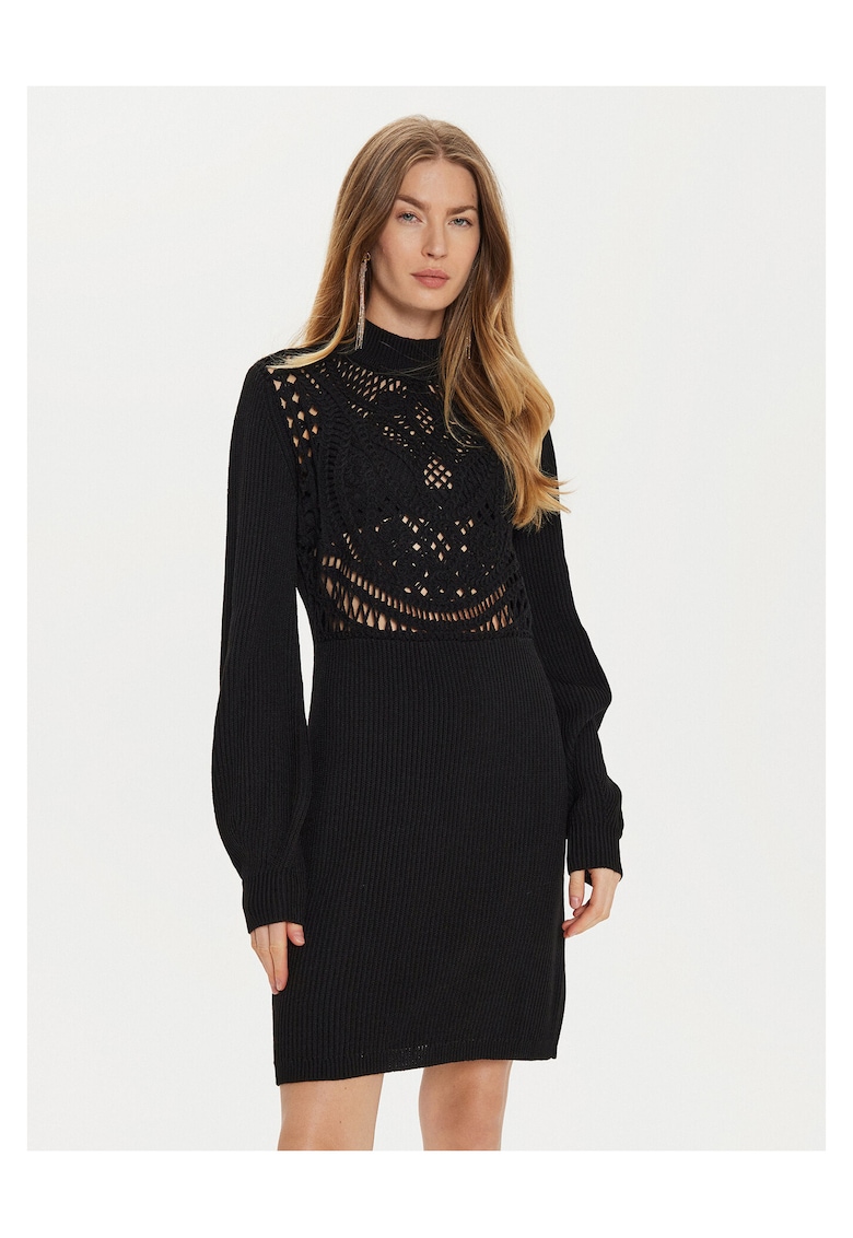 Rochie tricotata - de dama neagra