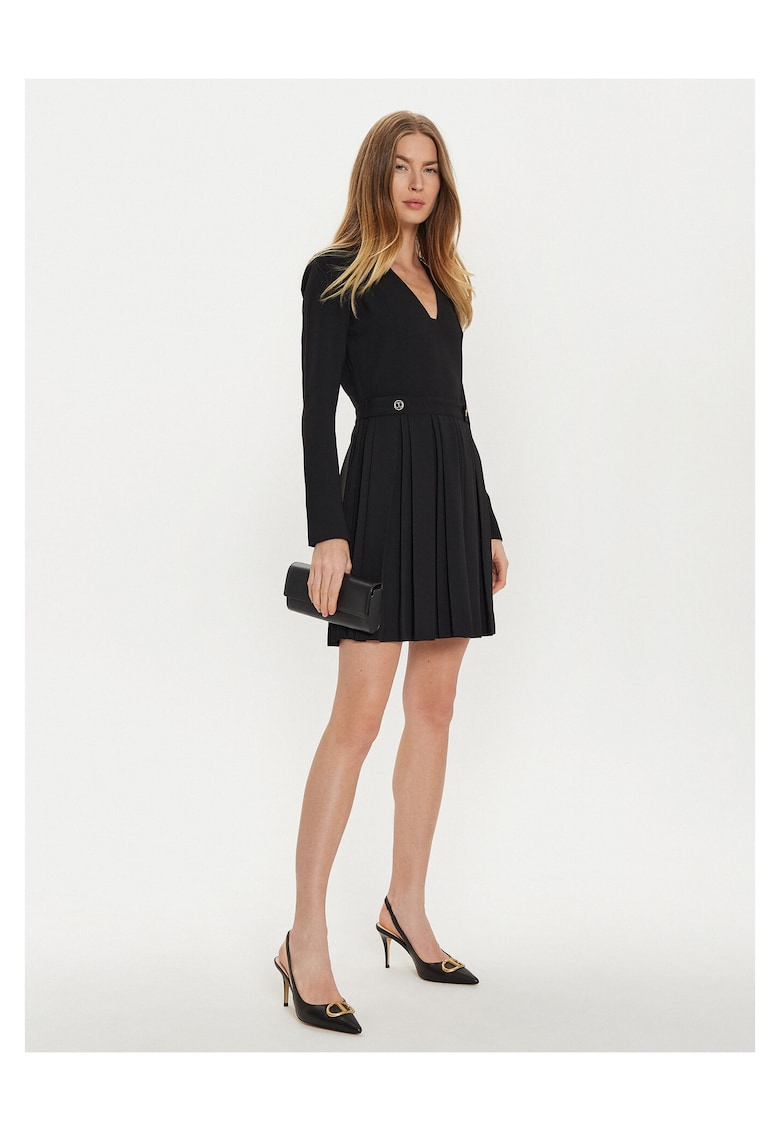 Rochie de zi pentru femei negru -
