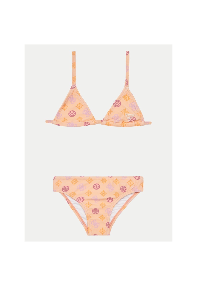 Costum de baie fetita portocaliu -