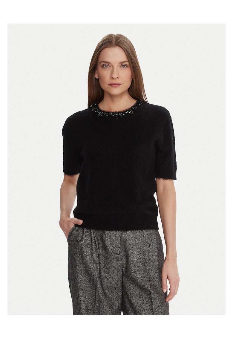 Pulover dama negru - din material de calitate