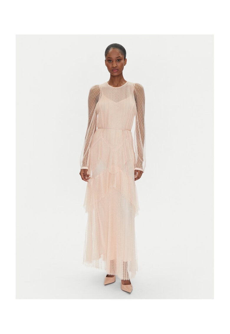 Rochie de vara dama roz deschis