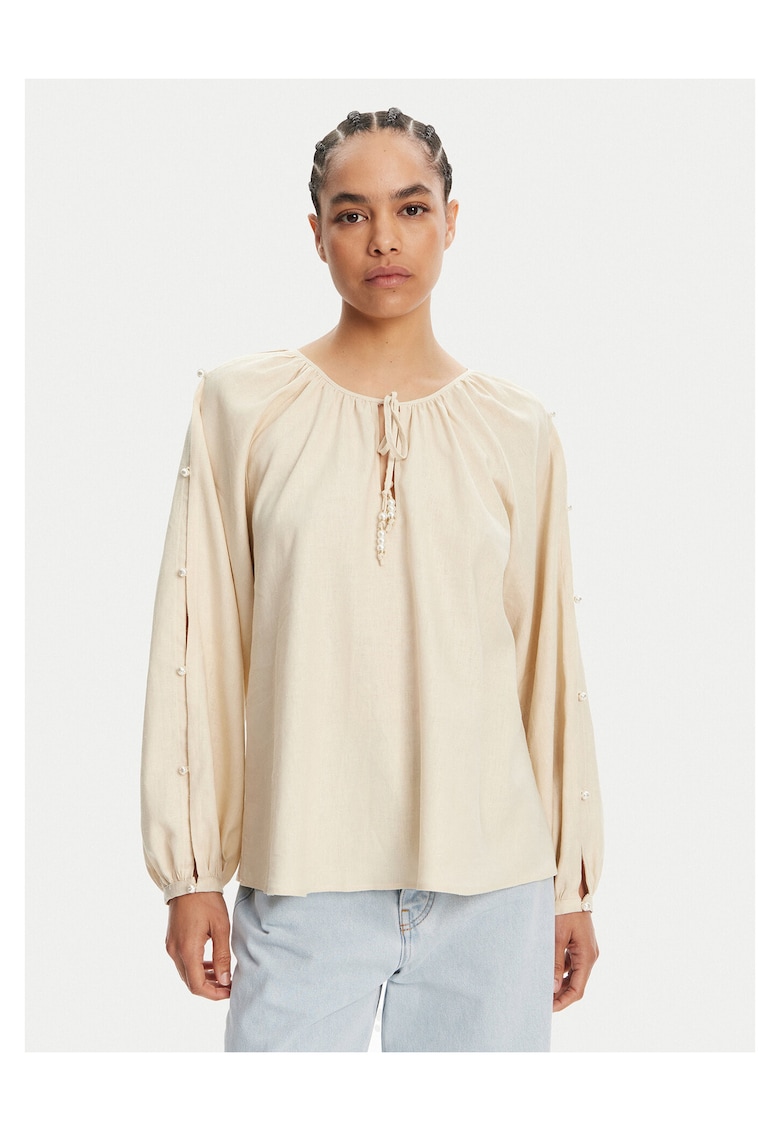 Bluza dama - bej - material moale -