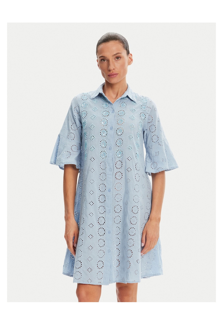 Rochie Camasa albastru - material de calitate