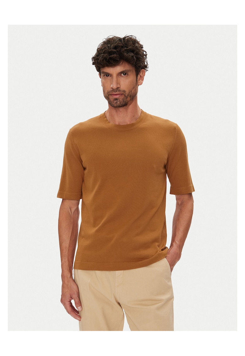 Tricou barbati maro - bumbac