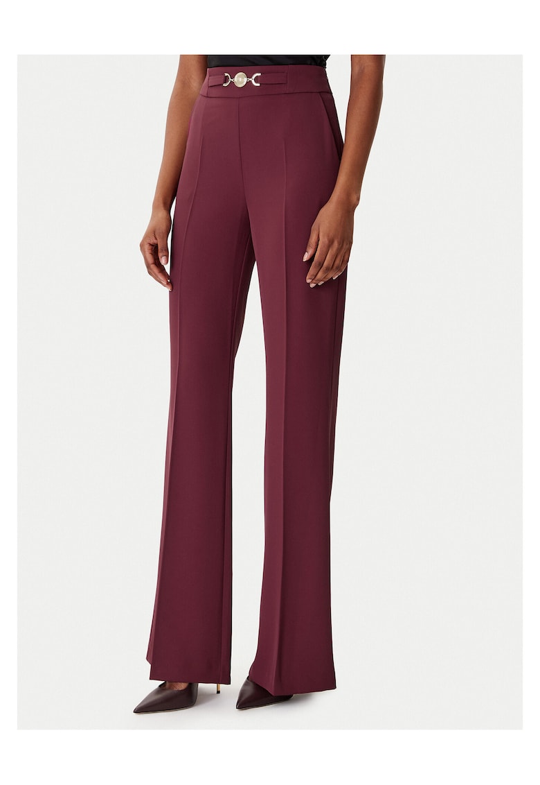 Pantaloni eleganti pentru dama - visiniu