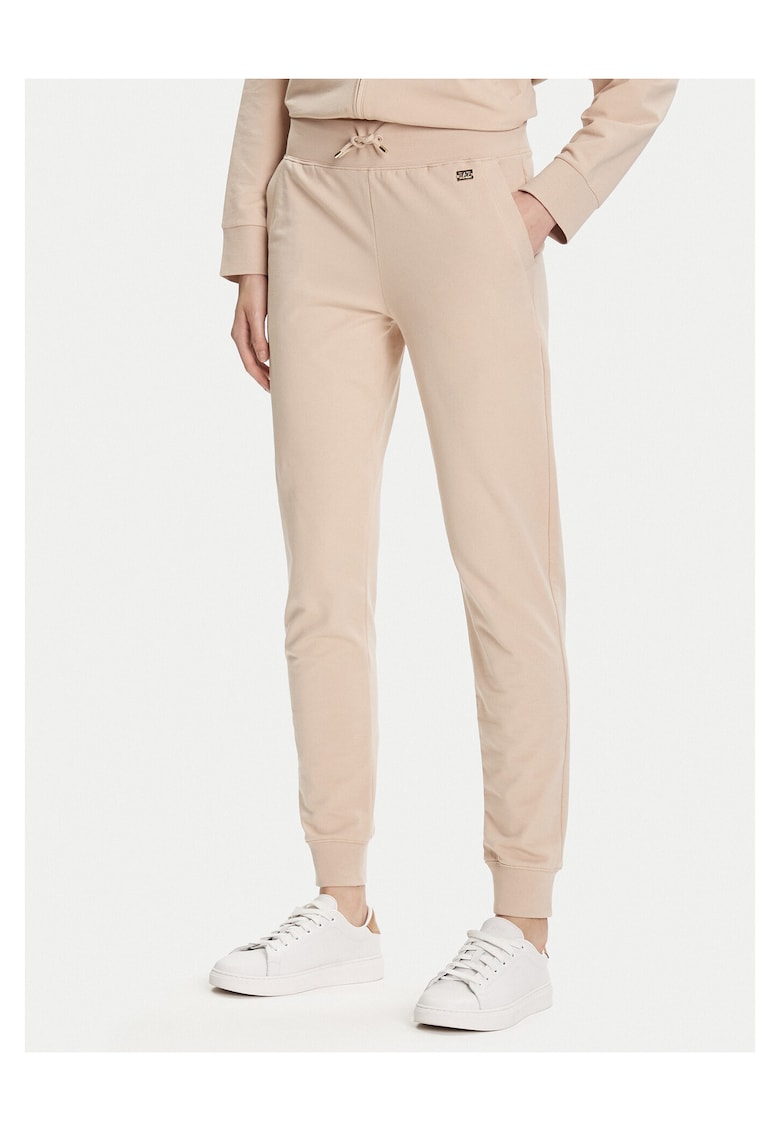 Pantaloni de trening pentru dama Emporio Armani - bej -