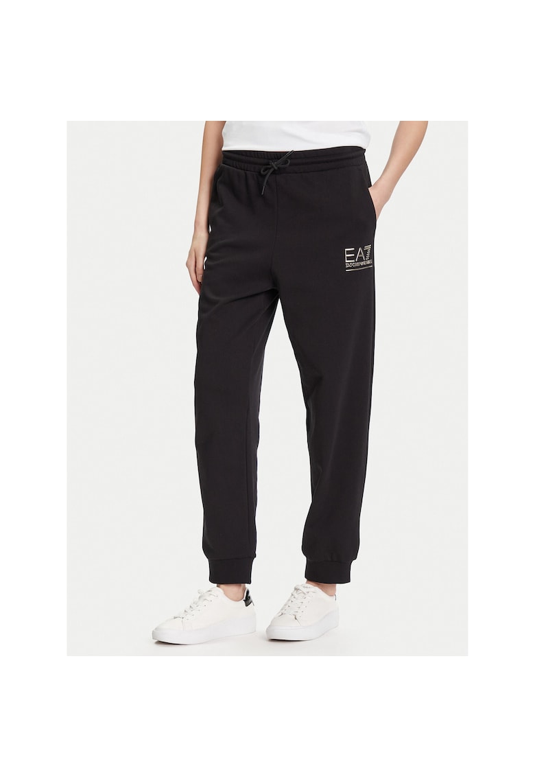 Pantaloni sport dama culoare negru - trening