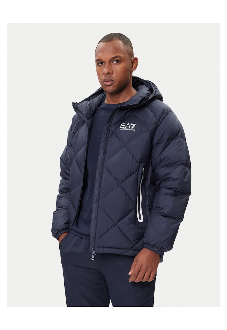 EA7 Geaca de puf barbati Emporio Armani - bleumarin