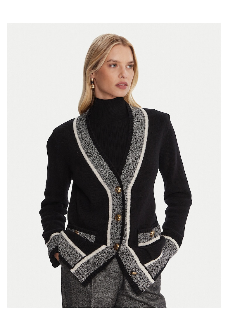 Cardigan dama negru - moale