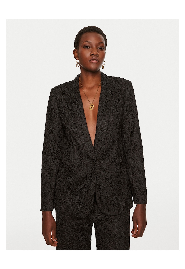 Sacou - Poliester - 48 EU - Negru -