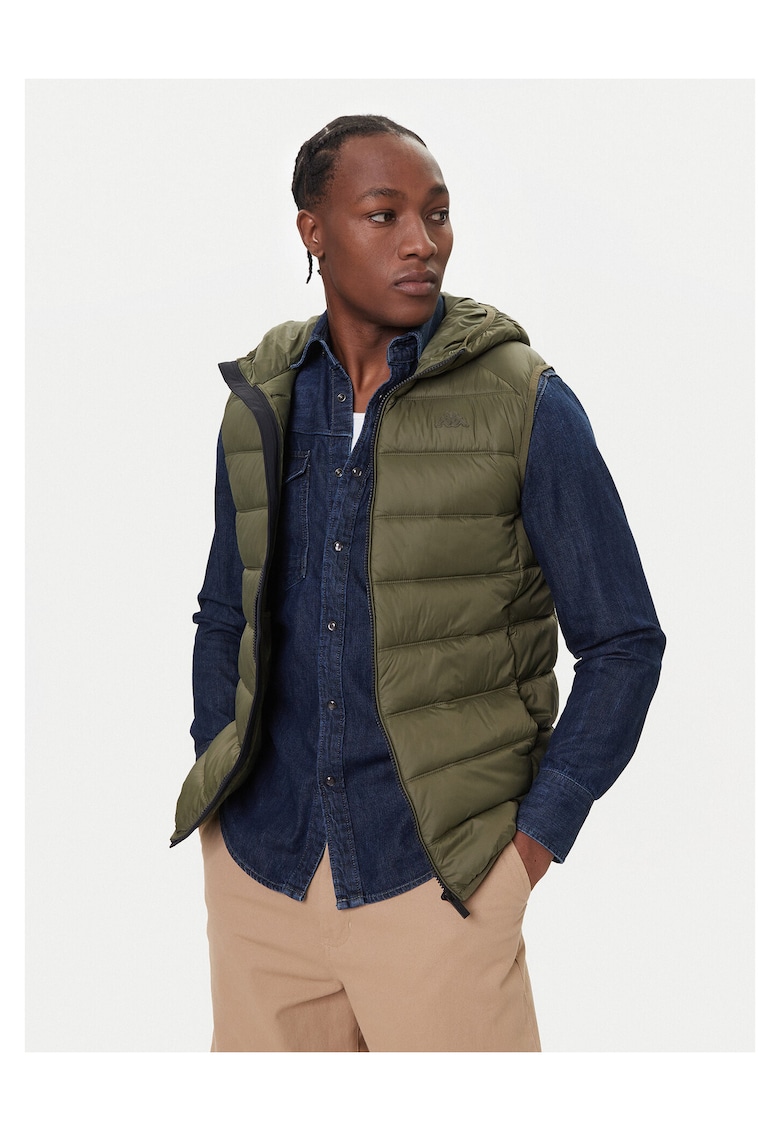 Vesta barbati verde - fabricat din material de calitate
