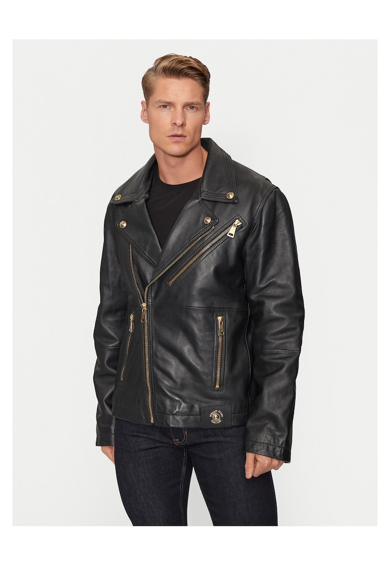 Geaca barbati - neagra - piele -