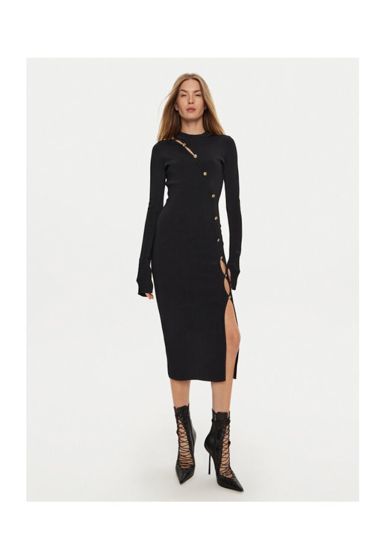 Rochie tricotata de dama negru