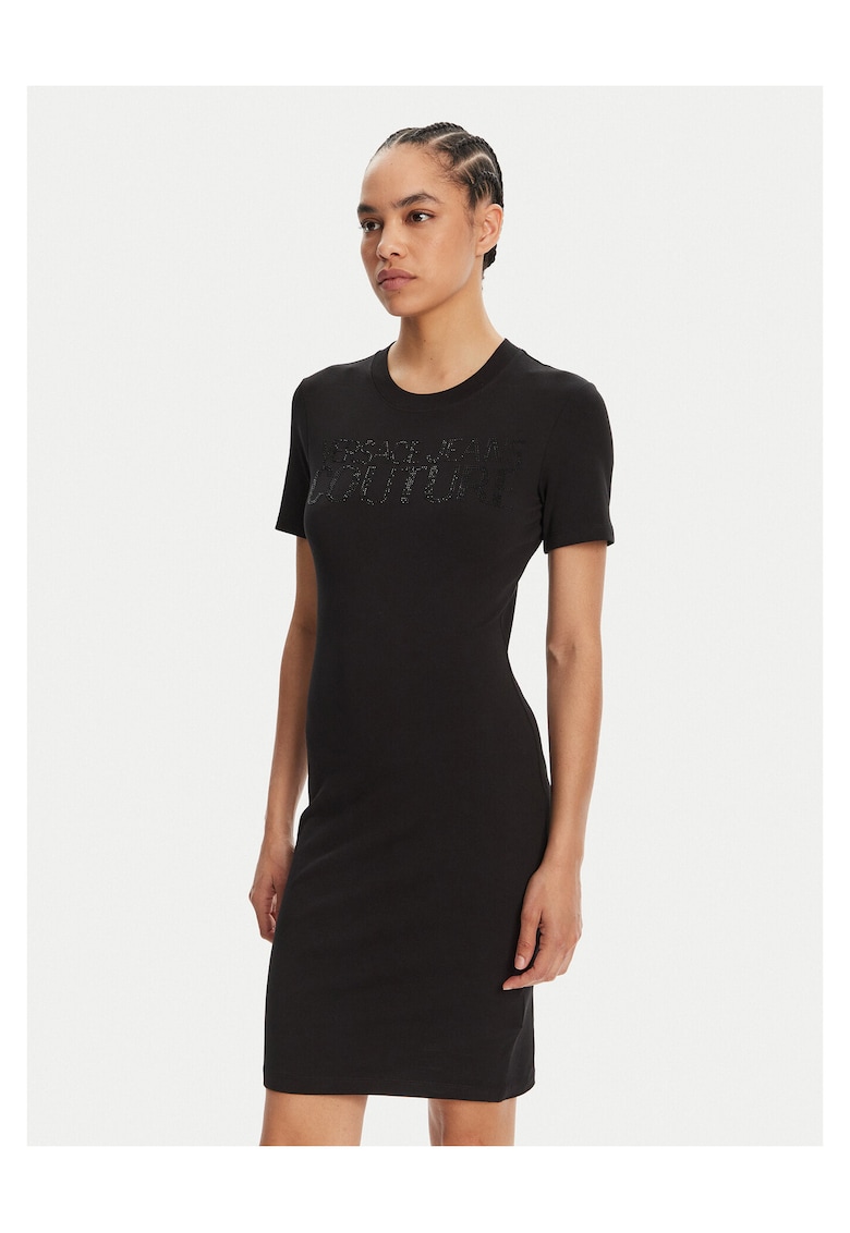 Rochie casual dama negru - material de calitate
