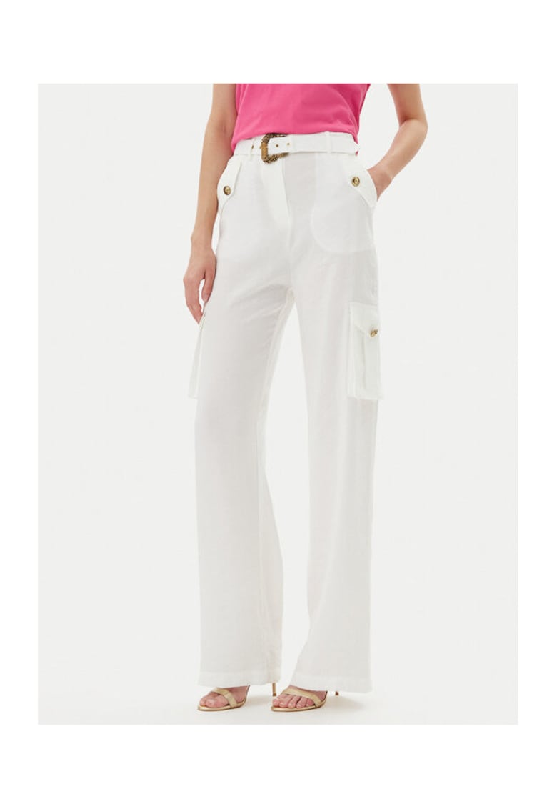 Pantaloni dama alb