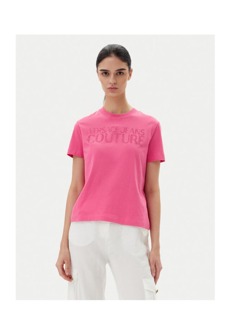 Tricou dama roz - din bumbac