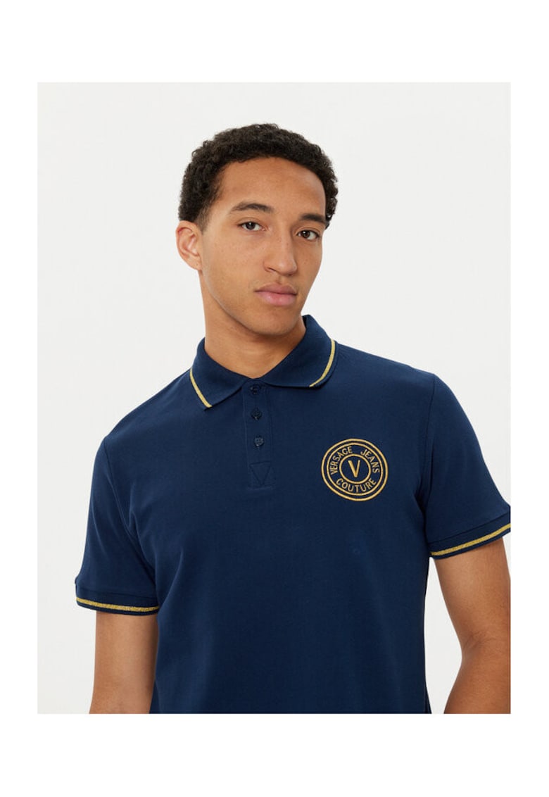 Tricou barbati bleumarin - 100% bumbac -