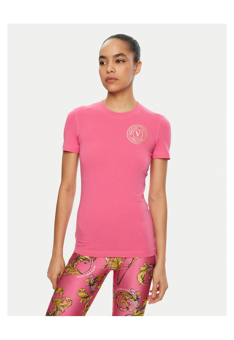 Tricou dama roz - bumbac