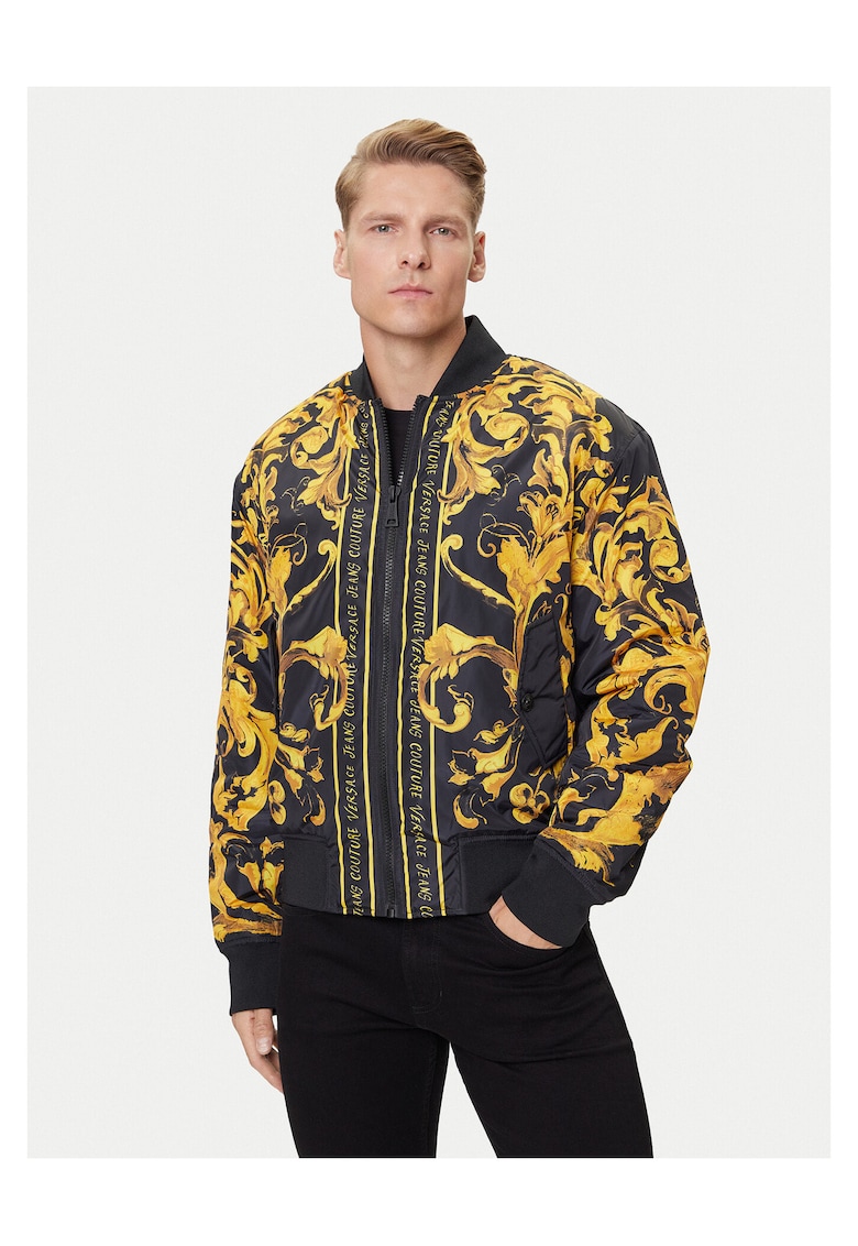 Geaca bomber barbati negru